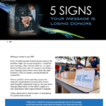 5 Signs your message is losing donors