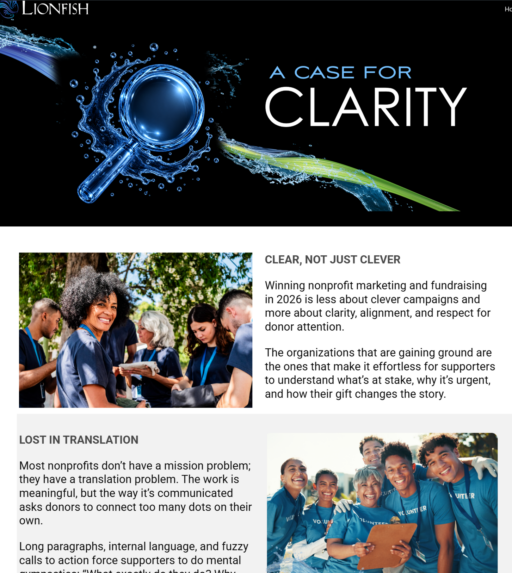 Clarity for NonProfits
