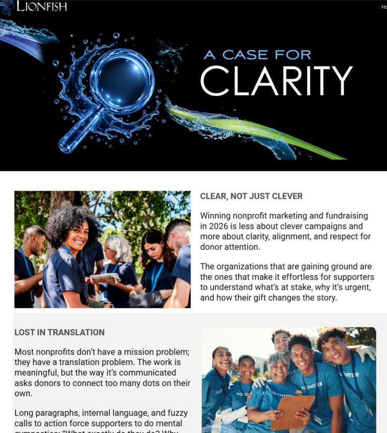 Clarity for NonProfits