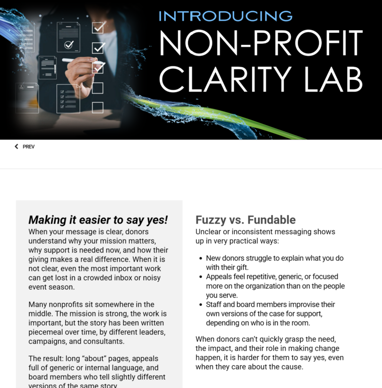 Make It Easier for Donors to Say Yes